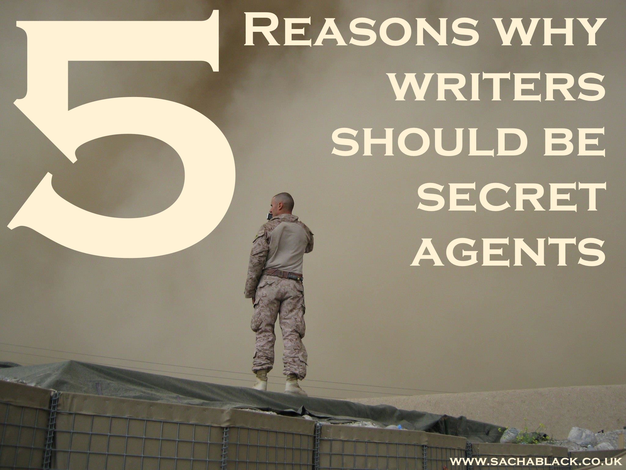 5 Reasons Writers Need to be Secret Agents