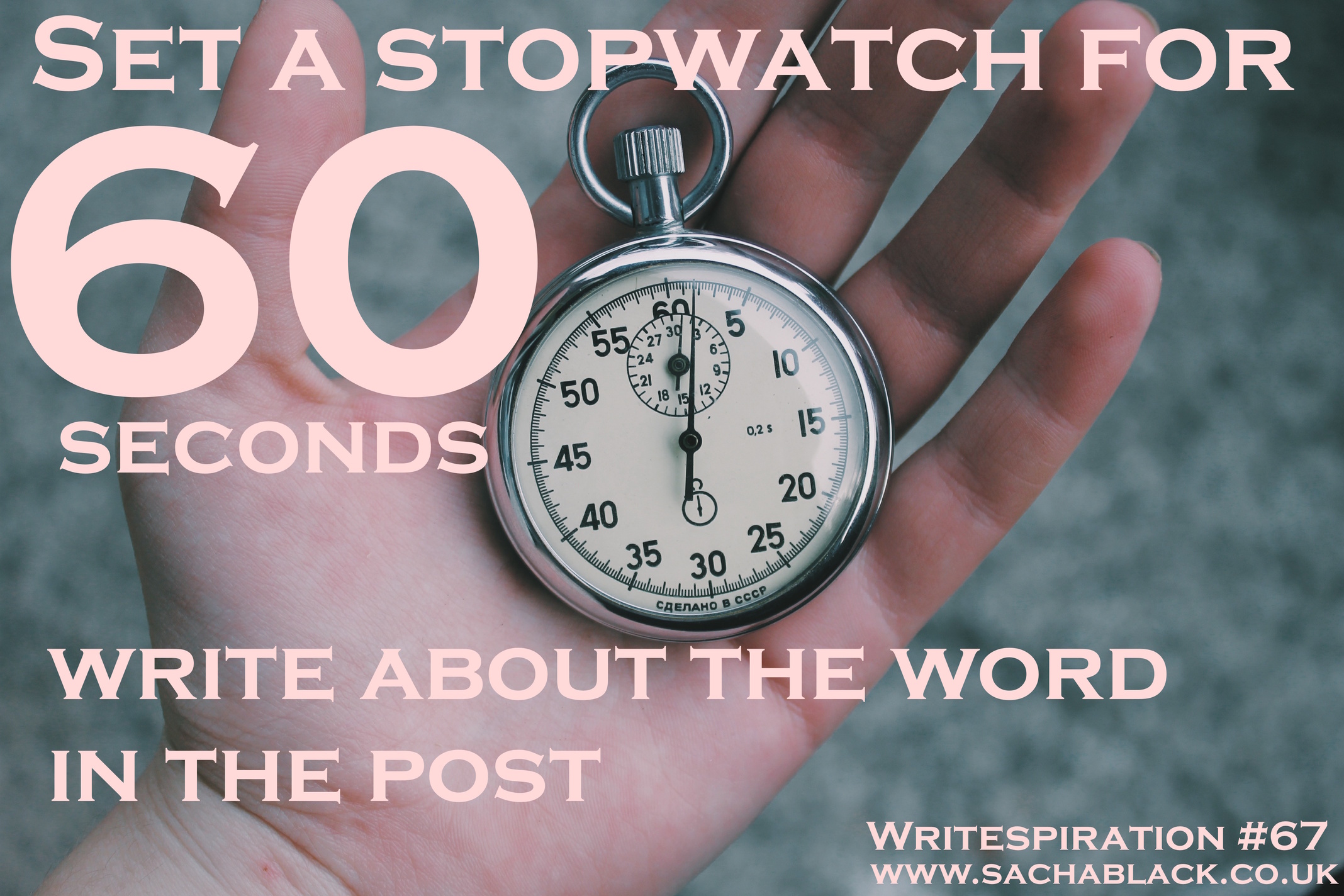Write a story in 60 seconds